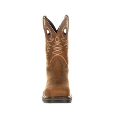 Image showing 3 th Georgia Boot Men's Carbo-Tec Alloy Toe Waterproof Pull-On Wellington Boots