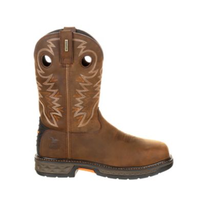 Image showing 4 th Georgia Boot Men's Carbo-Tec Alloy Toe Waterproof Pull-On Wellington Boots