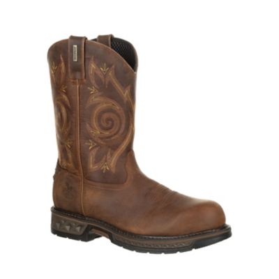 Georgia Boot Men s Carbo Tec Round Toe Wellington Work Boots 11 in. 1 Pair 6008022 at Tractor Supply Co