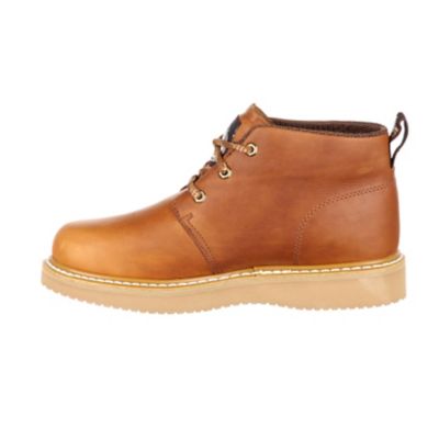 Image showing 6 th Georgia Boot Men's Round Toe Wedge Chukka Work Boots