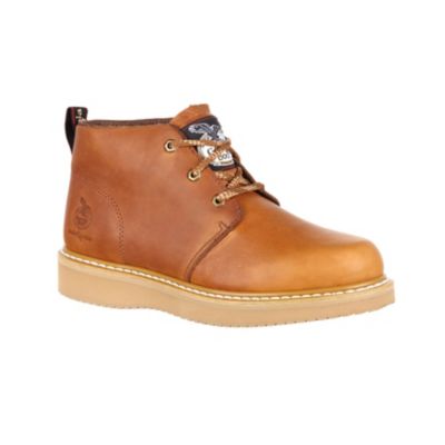 Georgia Boot Men's Round Toe Wedge Chukka Work Boots