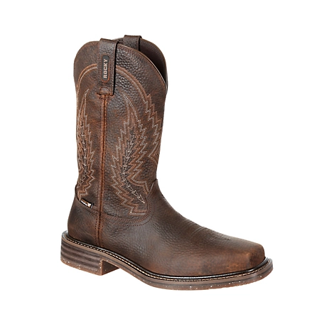 Rocky Men's Riverbend Composite Toe Waterproof Western Boots