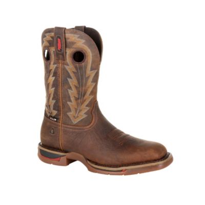 Rocky Men's Long Range Waterproof Western Boots I have had trouble finding a pair of boots that do not hurt my leg