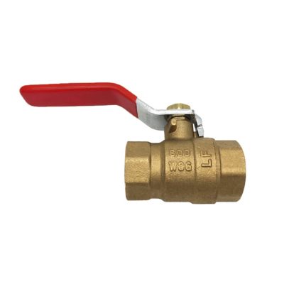 THEWORKS 1/2 in. FIP x FIP Brass Threaded Full Port Ball Valve