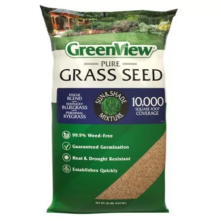 GreenView 20 lb 5 000 sq ft Fairway Formula Sun and Shade Grass Seed Mix Grass Seed