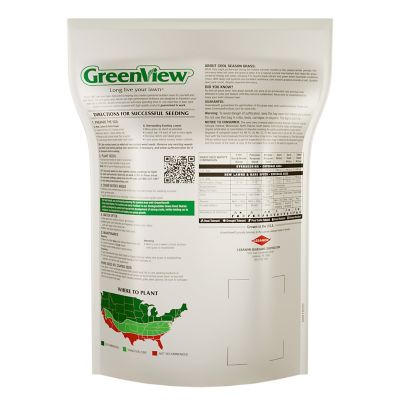 Image showing  Pure Grass Seed Sunny Mixture, 3 lb. Bag - Covers up to 1,500 sq. ft.