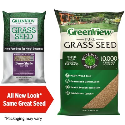 Image showing  Pure Grass Seed Dense Shade Mixture, 20 lb. Bag - Covers up to 10,000 sq. ft.