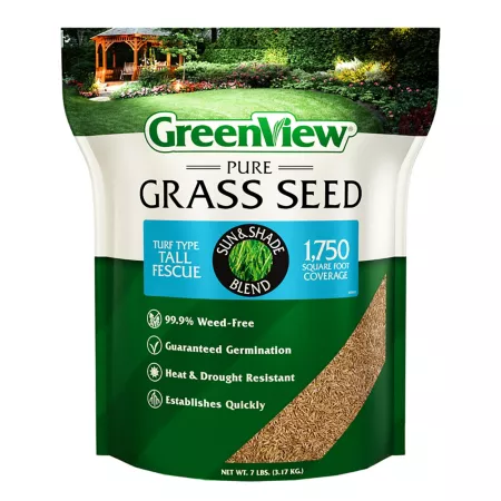 GreenView 7 lb 875 sq ft Fairway Formula Turf Type Tall Fescue Grass Seed Mix for Sun and Shade Grass Seed