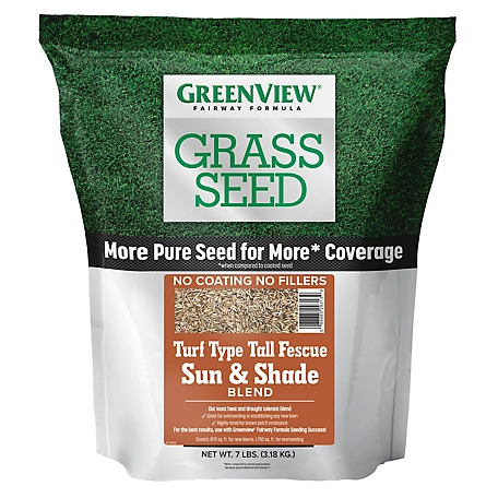 GreenView 7 lb. Fairway Formula Turf Type Tall Fescue Sun and Shade Grass Seed Blend