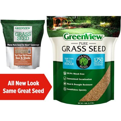 Image showing  Pure Grass Seed Turf Type Tall Fescue Sun & Shade Blend, 7 lb. Bag Covers up to 1,750 sq. ft.