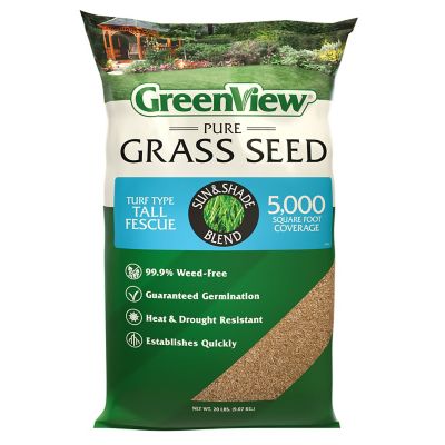 GreenView 20 lb. 2,500 sq. ft. Fairway Formula Turf Type Tall Fescue Sun and Shade Grass Seed Blend