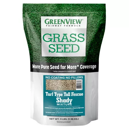 GreenView 3 lb Fairway Formula Turf Type Tall Fescue Shade Grass Seed Mix Grass Seed