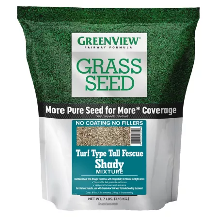 GreenView 7 lb 875 sq ft Fairway Formula Turf Type Tall Fescue Shade Grass Seed Mix Grass Seed