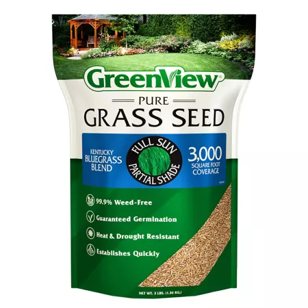 GreenView 3 lb 1 500 sq ft Fairway Formula Kentucky Bluegrass Seed Mix Grass Seed