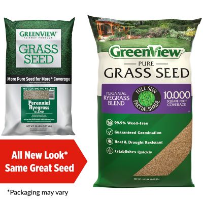 Image showing  Pure Grass Seed Perennial Ryegrass Blend, 20 lb. Bag Covers up to 10,000 sq. ft.