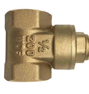 Image showing  3/4 in. FIP x FIP Heavy Pattern Threaded Brass Gate Valve