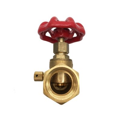 THEWORKS 3/4 in. FIP x FIP Brass Compression Stop and Waste Valve