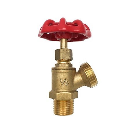 THEWORKS 1/2 in. MIP Inlet x 3/4 in. MHT Outlet Brass Threaded Boiler Drain Valve with Stuffing Box