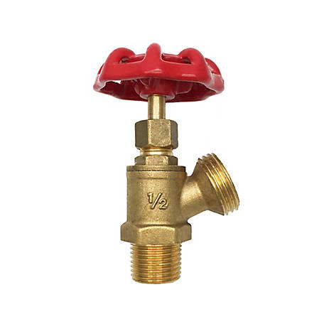 THEWORKS 3/4 in. MIP Inlet x 3/4 in. MHT Outlet Brass Threaded Boiler Drain Valve with Stuffing Box