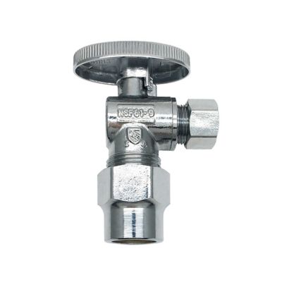 Theworks Quarter Turn Angle Stop Valve 1 2 In Cpvc Inlet X 3 8 In O D Compression Qts113 At Tractor Supply Co
