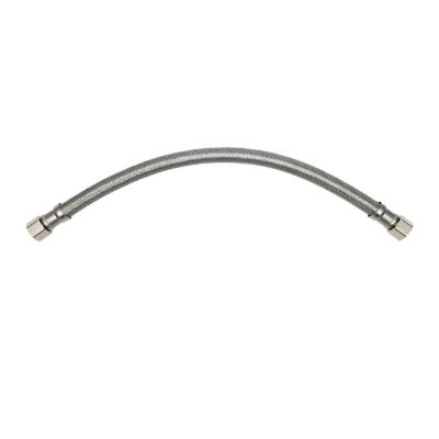 THEWORKS 20 in. 3/8 in. OD Compression x 3/8 in. OD Compression Stainless-Steel Supply Line