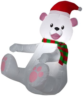 Gemmy Airblown Polar Bear Christmas Inflatable We love it, what a fun and adorable Polar bear for the holidays