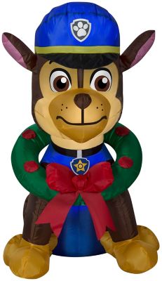 Gemmy Airblown PAW Patrol Chase with Wreath Christmas Inflatable Decor