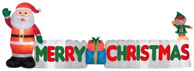 Gemmy 50 in. Outdoor Merry Christmas Sign Inflatable Christmas Decoration