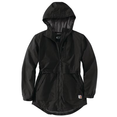 Carhartt Women's XS Black Rain Defender Coat