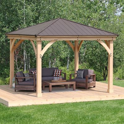 Image showing 7 th Yardistry 12 ft. x 12 ft. Meridian Gazebo