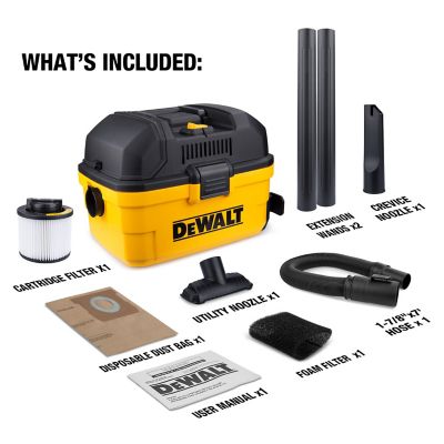 Image showing 5 th DEWALT 4 gal. Corded 5 HP Toolbox Vacuum Cleaner
