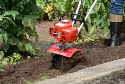 Image showing  9 in. 4-Tine Gas-Powered 2-Cycle Garden Tiller and Cultivator