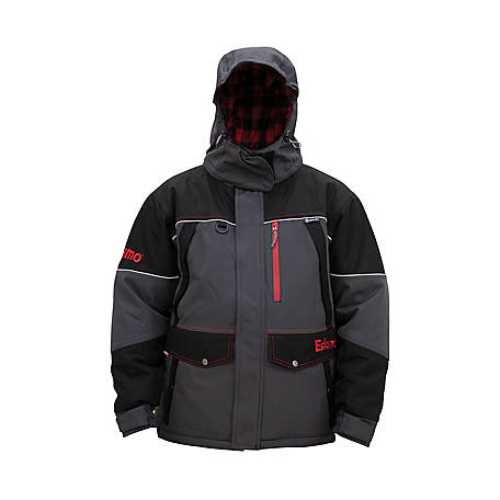 Eskimo Men's Insulated Keeper Jacket, Gray/Black