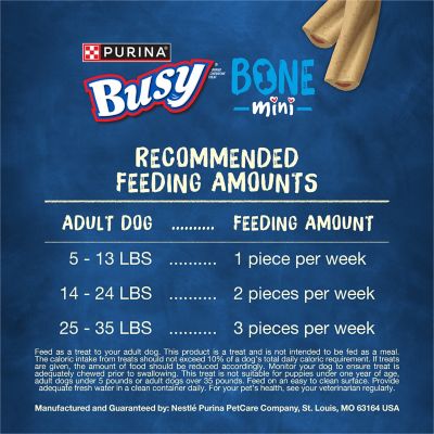 Image showing 5 th Purina Busy Bone Mini Chew Treats for Small Dogs, 21 oz.