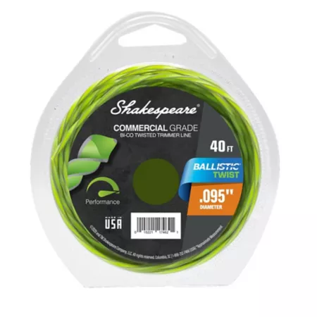 Shakespeare Twist Ballistic Trimmer Line 0.095-in x 40-ft Trimmer Lines Spools & Blades