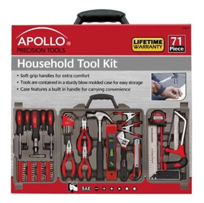 Image showing 8 th Apollo Tools 71 pc. Household Tool Kit
