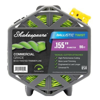 Shakespeare Ballistic Twist Trimmer Line, 0.155 in. x 90 ft.