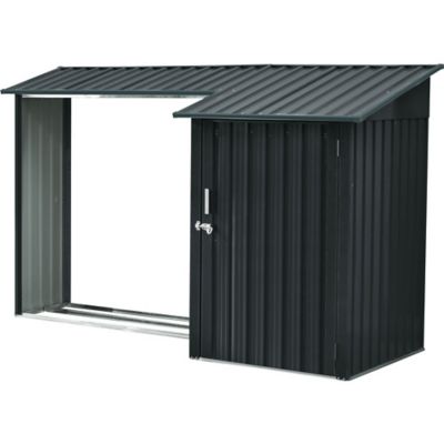 Image showing  2-in-1 Galvanized Steel Multi-Use Shed