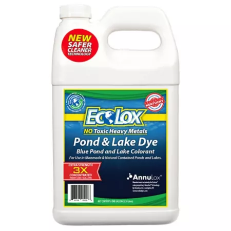 EcoLox 1 gal 3X blue pond dye Colorants