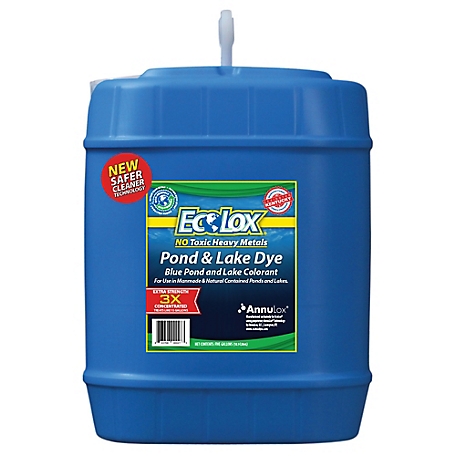 EcoLox 5 gal. 3X Blue Pond Dye