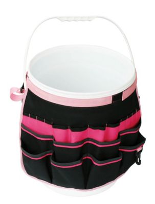 Apollo Tools 34-Pocket Tool Bucket Organizer, Pink