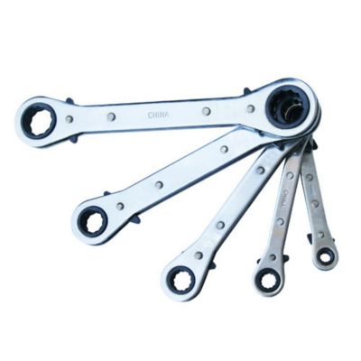 Image showing  5 pc. SAE Ratcheting Wrench Set