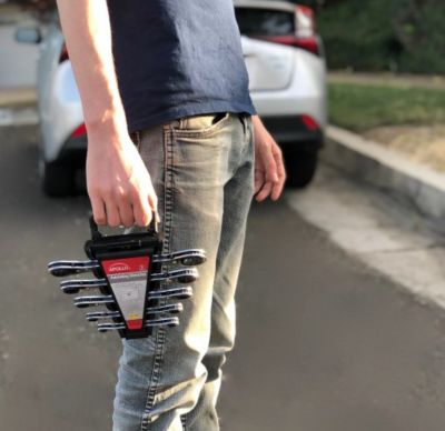 Image showing  5 pc. SAE Ratcheting Wrench Set