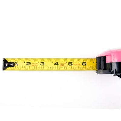 Image showing  25 ft. Tape Measure, Pink