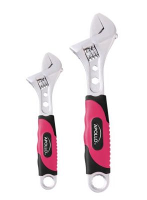 Image showing  6 in. and 8 in. Adjustable Wrench Set, 2 pc.