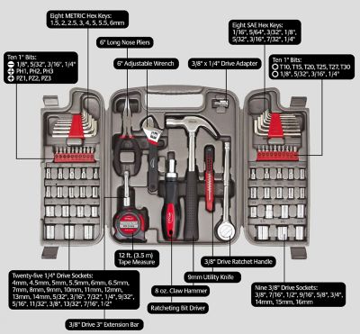 Image showing  79 pc. Multi-Purpose Tool Kit, DT9411
