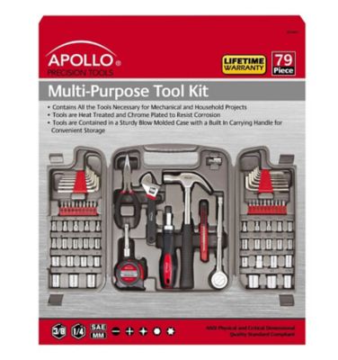 Image showing 5 th Apollo Tools 79 pc. Multi-Purpose Tool Kit, DT9411