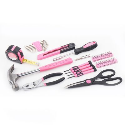 Image showing  39 pc. General Tool Set, Pink