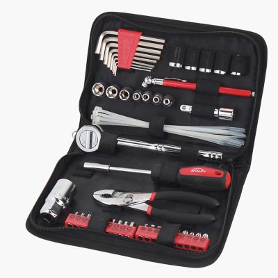 Apollo Tools SAE Auto Tool Set in Zipper Case, 56 pc., DT9774