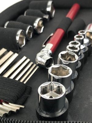 Image showing  Metric Auto Tool Set in Zip Case, 56 pc., DT9775